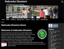 Tablet Screenshot of nebraskashooters.com